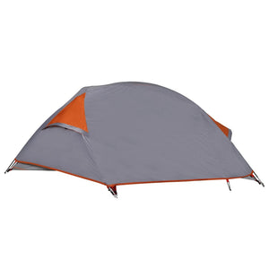 vidaXL Camping Tent Dome 1-Person Orange Waterproof