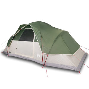 vidaXL Family Tent Dome 9-Person Green Waterproof