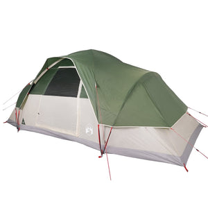 vidaXL Family Tent Dome 9-Person Green Waterproof