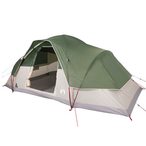 vidaXL Family Tent Dome 9-Person Green Waterproof