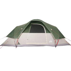 vidaXL Family Tent Dome 9-Person Green Waterproof