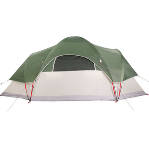 vidaXL Family Tent Dome 9-Person Green Waterproof