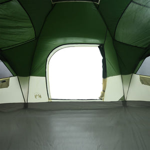 vidaXL Family Tent Dome 11-Person Green Waterproof