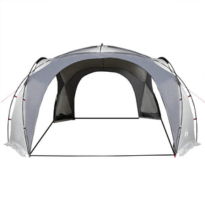 vidaXL Party Tent White and Grey Waterproof