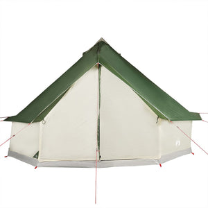 vidaXL Family Tent Tipi 10-Person Green Waterproof