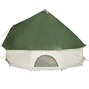 vidaXL Family Tent Tipi 10-Person Green Waterproof