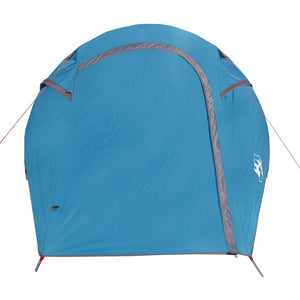 vidaXL Camping Tent Tunnel 3-Person Blue Waterproof