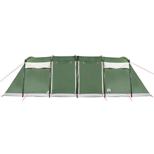 vidaXL Family Tent Tunnel 8-Person Green Waterproof