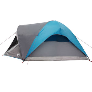 vidaXL Family Tent Cabin 6-Person Blue Waterproof