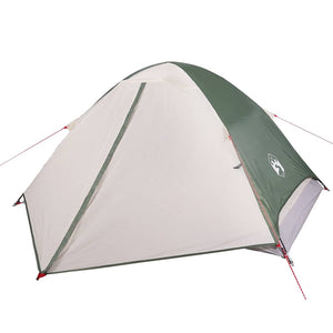 vidaXL Camping Tent Dome 2-Person Green Waterproof