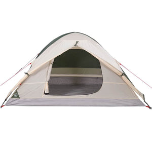 vidaXL Camping Tent Dome 2-Person Green Waterproof