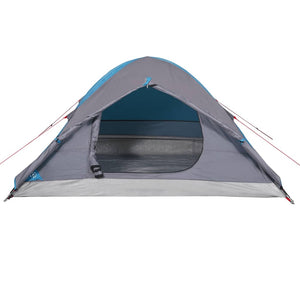 vidaXL Camping Tent Dome 2-Person Blue Waterproof