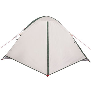 vidaXL Camping Tent Dome 4-Person Green Waterproof