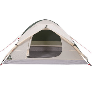 vidaXL Camping Tent Dome 4-Person Green Waterproof