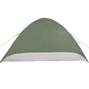 vidaXL Camping Tent Dome 4-Person Green Waterproof