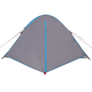 vidaXL Camping Tent Dome 4-Person Blue Waterproof