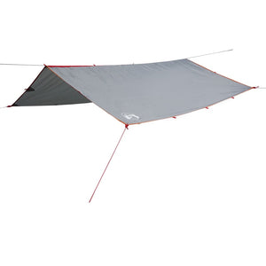 vidaXL Camping Tarp Grey and Orange 300x294 cm Waterproof