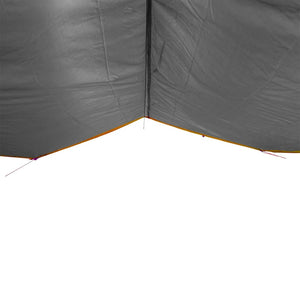 vidaXL Camping Tarp Grey and Orange 300x294 cm Waterproof