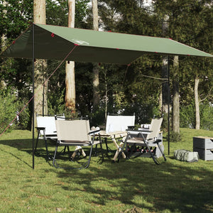 vidaXL Camping Tarp Green 400x294 cm Waterproof