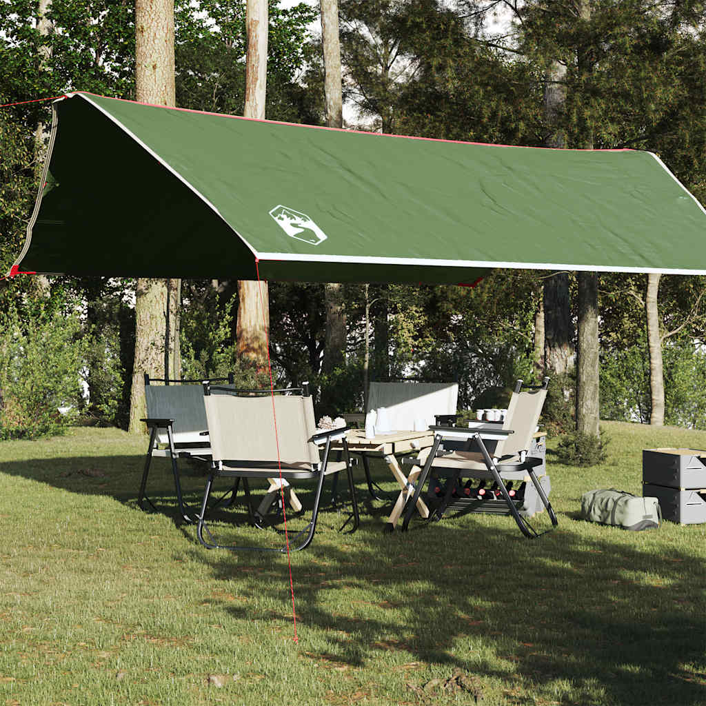 vidaXL Camping Tarp Green 500x294 cm Waterproof