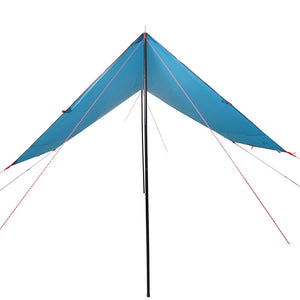 vidaXL Camping Tarp Blue 430x380x210 cm Waterproof