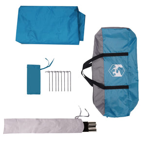 vidaXL Camping Tarp Blue 430x380x210 cm Waterproof