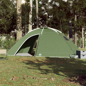 vidaXL Camping Tent 8-Person Green Waterproof