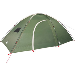 vidaXL Camping Tent 8-Person Green Waterproof