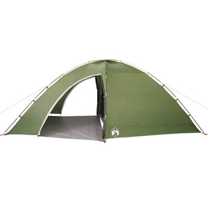 vidaXL Camping Tent 8-Person Green Waterproof