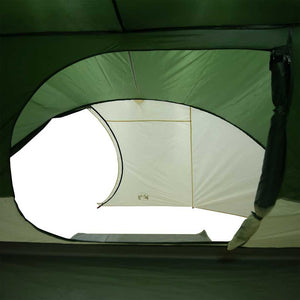 vidaXL Camping Tent Dome 4-Person Green Waterproof