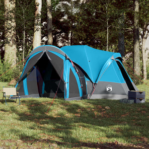 vidaXL Family Tent Tipi 8-Person Blue Waterproof