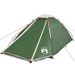 vidaXL Camping Tent Dome 2-Person Green Waterproof