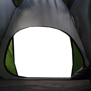 vidaXL Camping Tent Dome 2-Person Green Waterproof