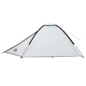 vidaXL Camping Tent Dome 4-Person White Blackout Fabric Waterproof