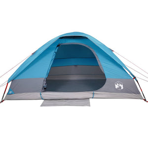 vidaXL Family Tent Dome 6-Person Blue Waterproof