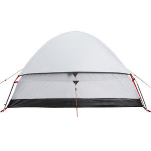 vidaXL Family Tent Dome 6-Person White Blackout Fabric Waterproof