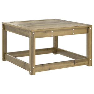 vidaXL Garden Footstool Impregnated Wood Pine