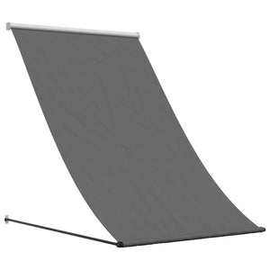 vidaXL Retractable Awning Anthracite 100x150 cm Fabric and Steel