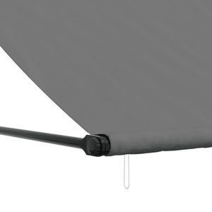 vidaXL Retractable Awning Anthracite 300x150 cm Fabric and Steel