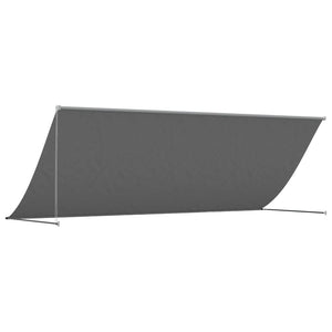 vidaXL Retractable Awning Anthracite 350x150 cm Fabric and Steel