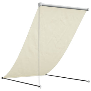 vidaXL Retractable Awning Cream 150x150 cm Fabric and Steel