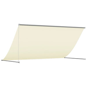 vidaXL Retractable Awning Cream 300x150 cm Fabric and Steel