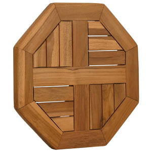 vidaXL Table Top 40x40x2.5 cm Octagonal Solid Wood Teak