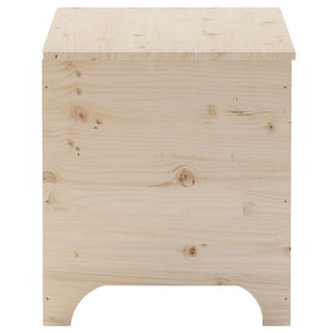 vidaXL Storage Box with Lid RANA 80x49x54 cm Solid Wood Pine