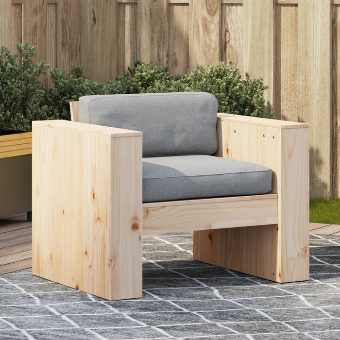 vidaXL Garden Sofa 79x60x62 cm Solid Wood Pine