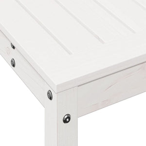 vidaXL Potting Table with Shelf White 82.5x35x75 cm Solid Wood Pine