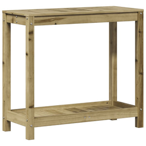 vidaXL Potting Table with Shelf 82.5x35x75 cm Impregnated Wood Pine