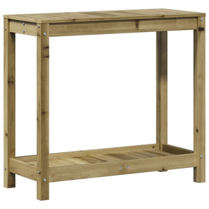 vidaXL Potting Table with Shelf 82.5x35x75 cm Impregnated Wood Pine