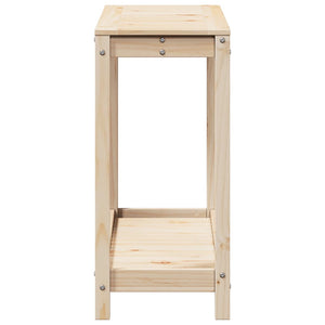 vidaXL Potting Table with Shelf 108x35x75 cm Solid Wood Pine