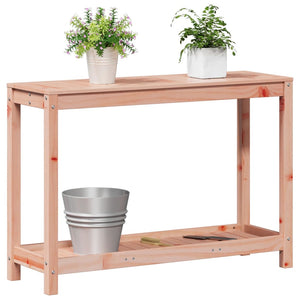 vidaXL Potting Table with Shelf 108x35x75 cm Solid Wood Douglas